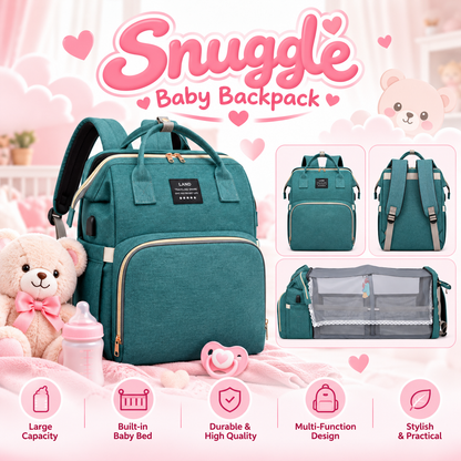 Zaino fasciatoio Snuggle Buddy Nest colore azzurro