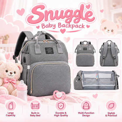 Zaino fasciatoio Snuggle Buddy Nest colore grigio
